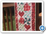 Designed, pieced and quilted by Natalie Crabtree for Keepsake Quilting kit