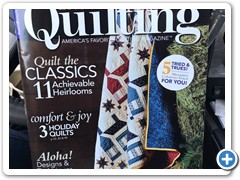 Christy's quilt on the cover of Love of Quilting magazine