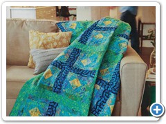 Love of Quilting Sept-Oct 2018
River Cabin
Natalie Crabtree design